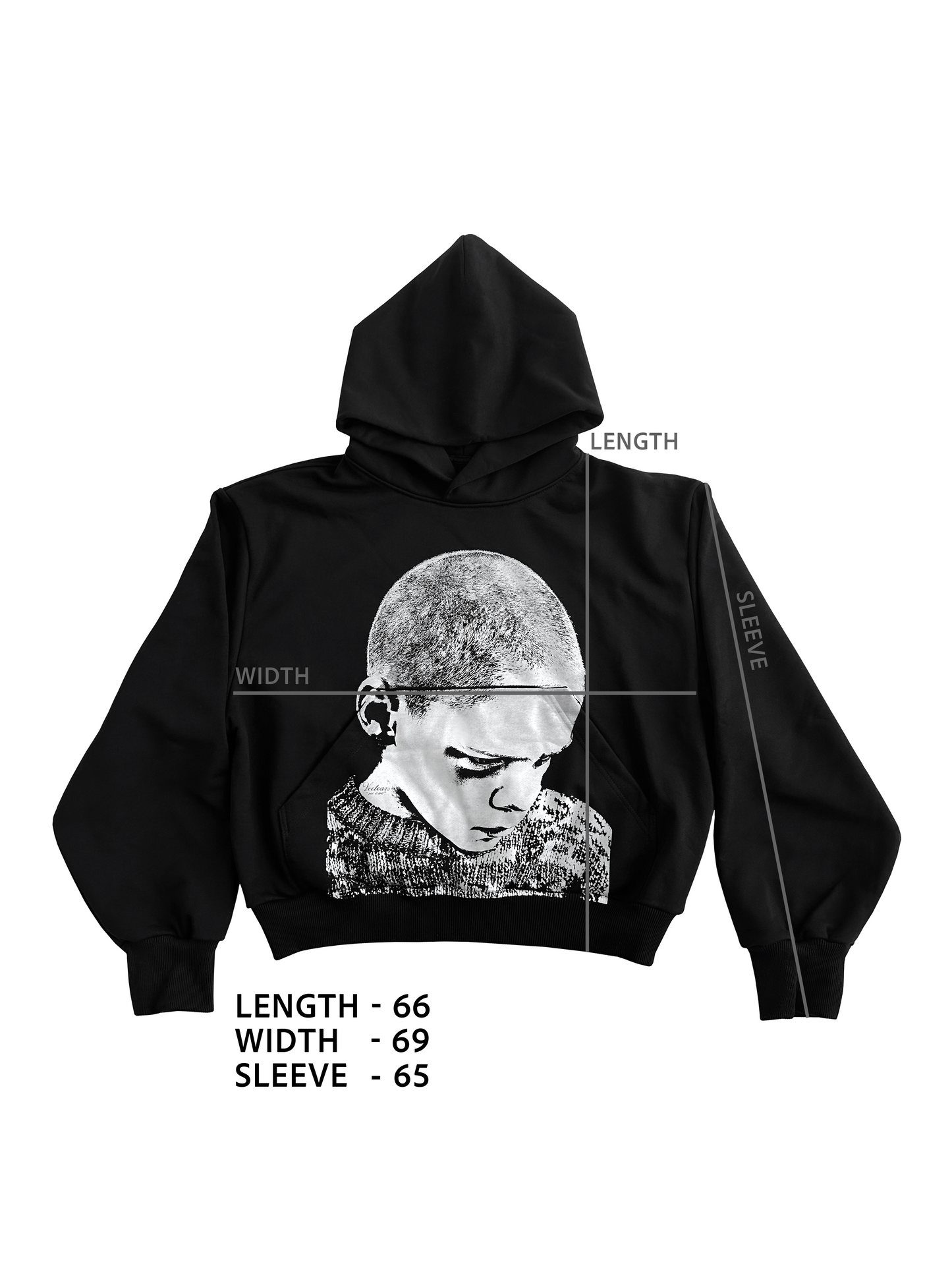 “No one” hoodie black