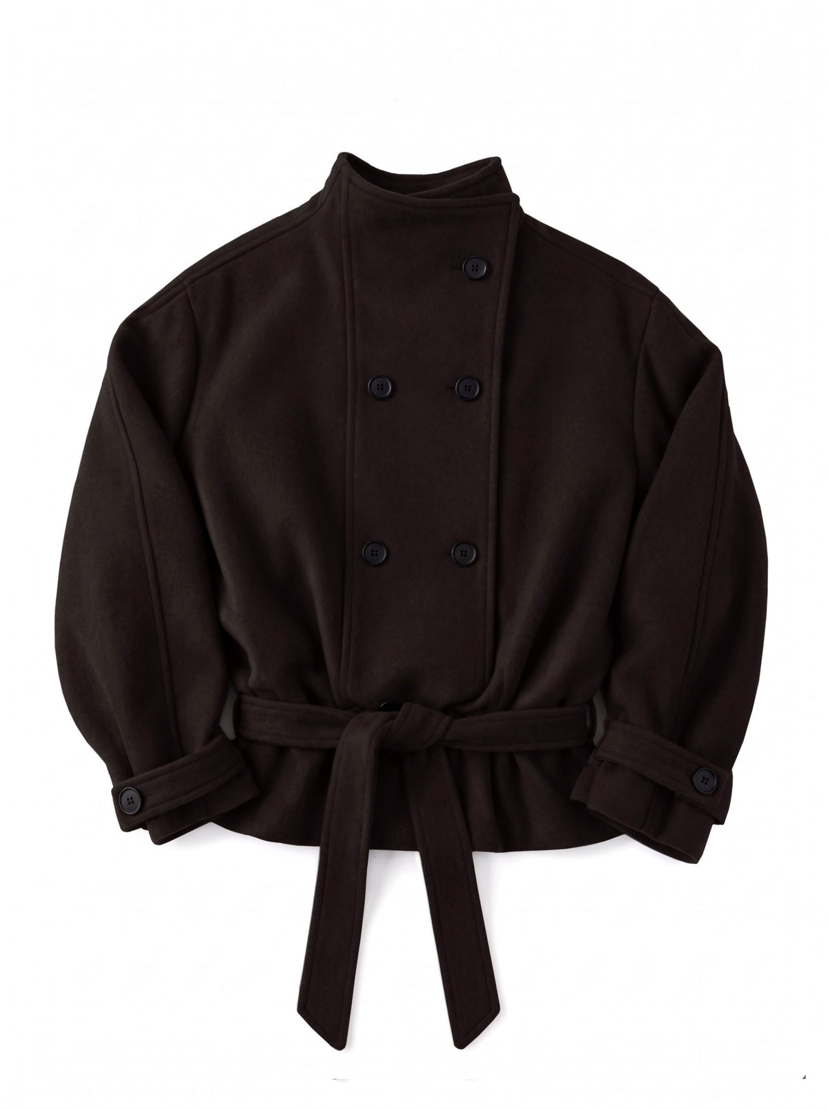 BROWN WOOL COAT