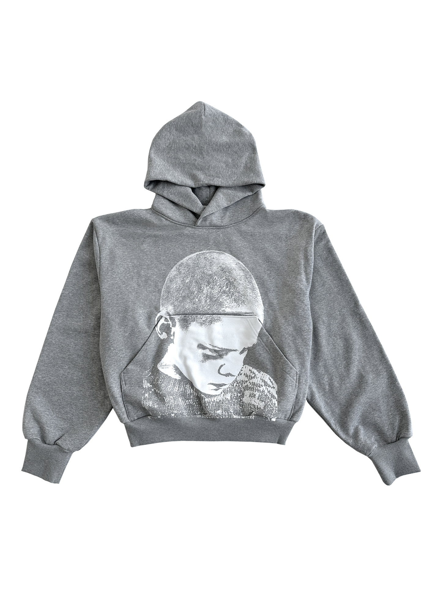 “No one” hoodie grey